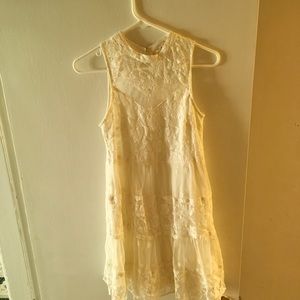 White lace dress